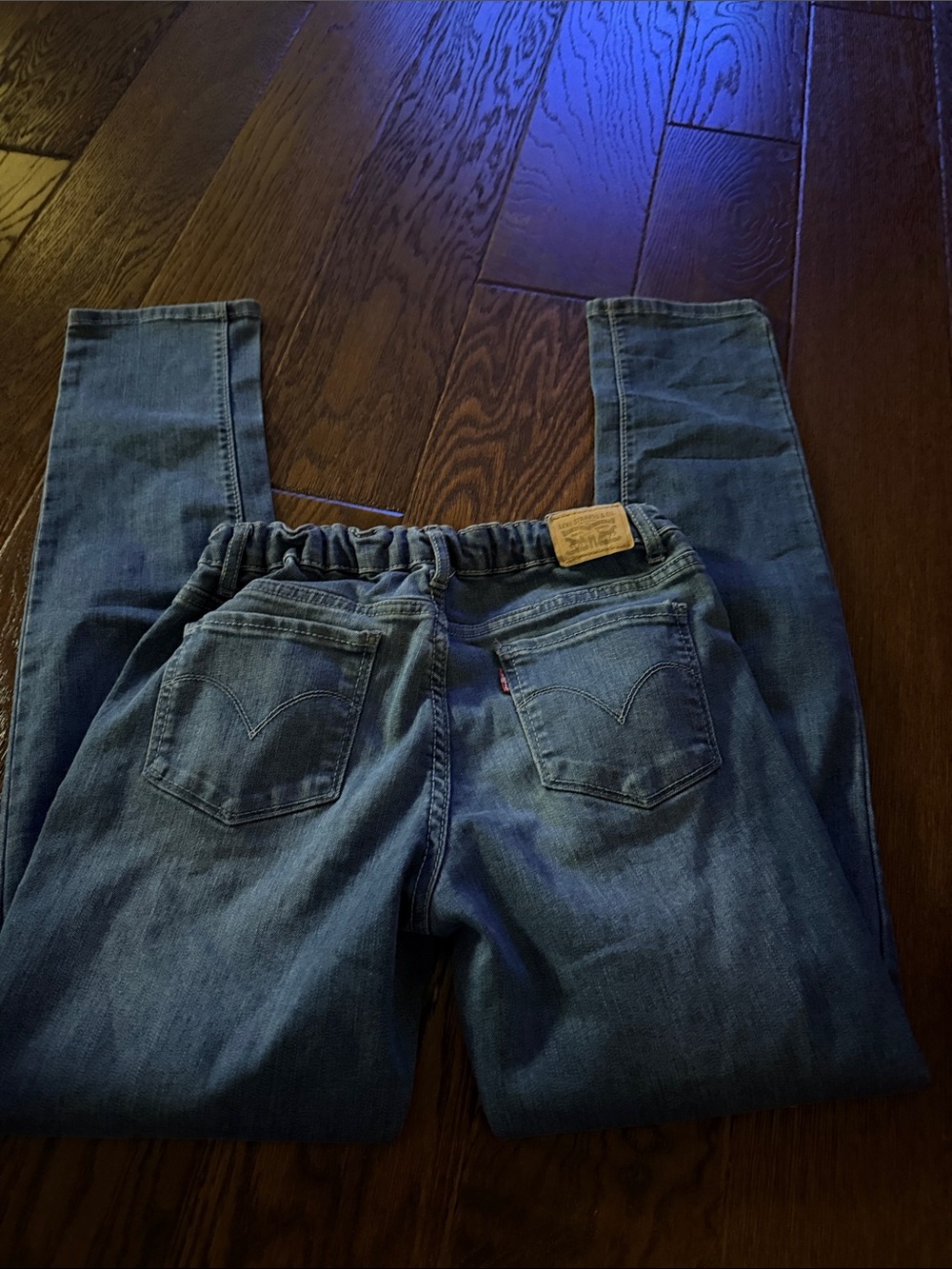 Levi's kids Dark Blue Slim Elastic-Waist Jeans